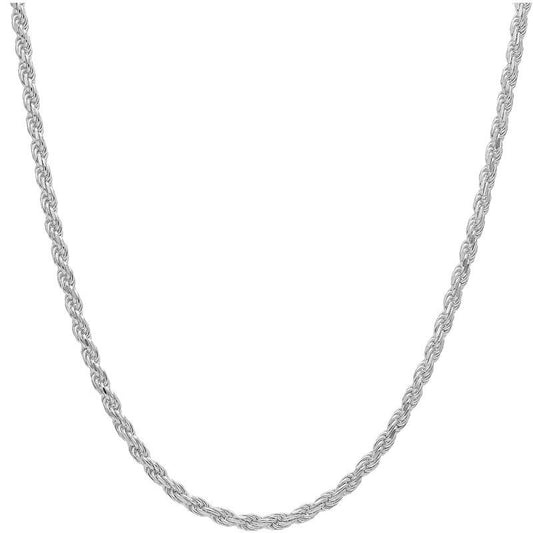 Sterling Silver 925 Rope Chain - FKJCN2081