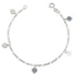 Sterling Silver 925 Hearts Bracelet - FKJBRL2093