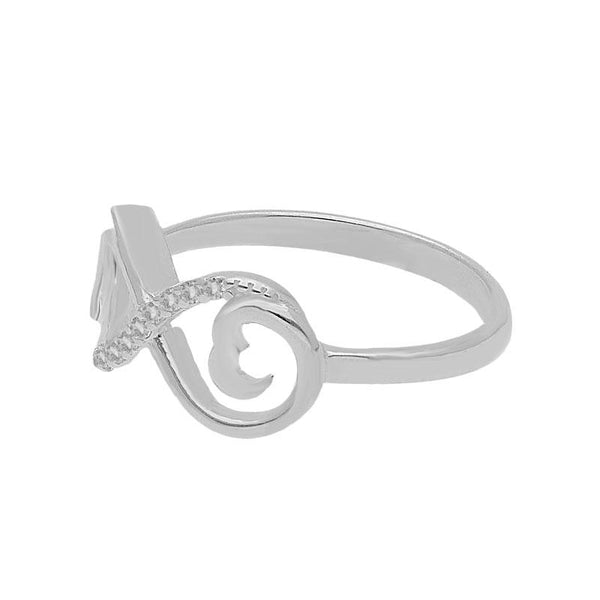 Sterling Silver 925 Infinity Pendant Set (Necklace, Earrings and Ring) - FKJNKLST2000