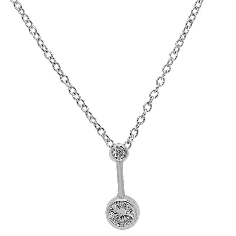 Sterling Silver 925 Pendant Set (Necklace, Earrings and Ring) - FKJNKLST2008