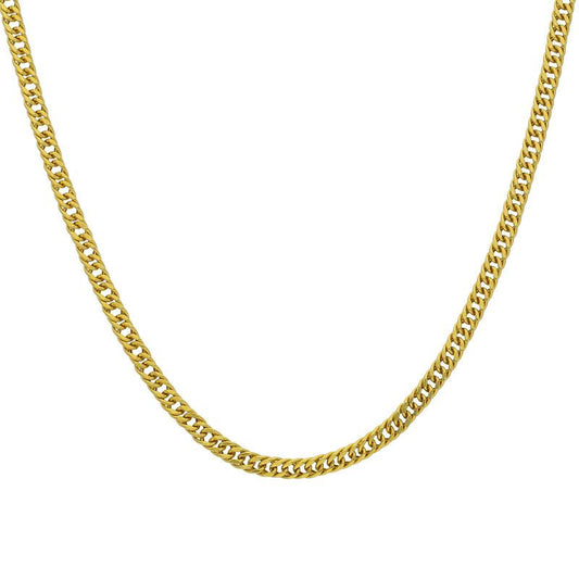 Gold Flat Link Chain 18KT - FKJCN2057