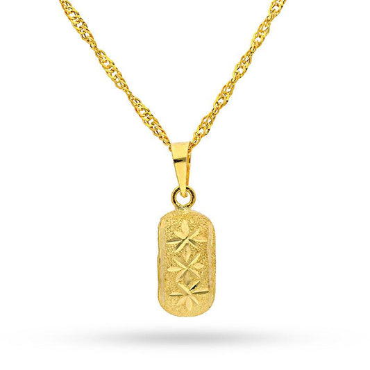 Gold Necklace (Chain with Pendant) 18KT - FKJNKL1205