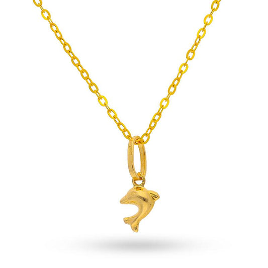 Gold Necklace (Chain with Pendant) 18KT - FKJNKL1169