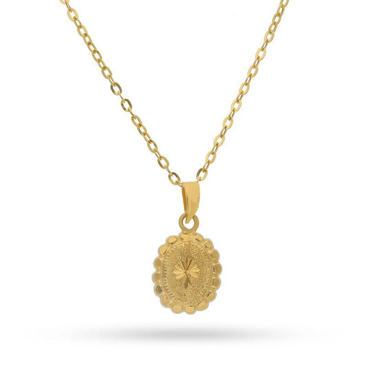 Gold Necklace (Chain with Pendant) 18KT - FKJNKL1213