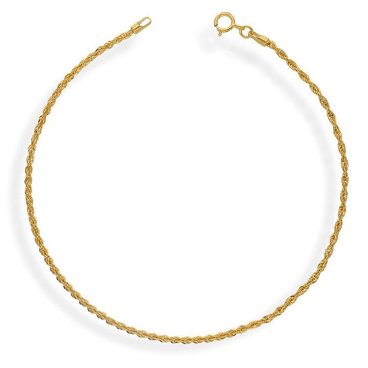 Gold Rope Bracelet 18KT - FKJBRL1772