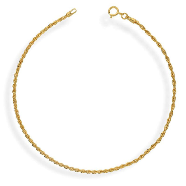 Gold Rope Bracelet 18KT - FKJBRL1772