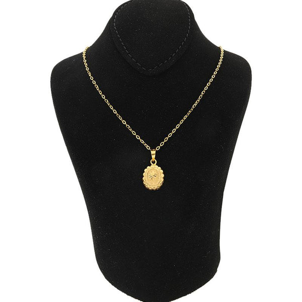 Gold Necklace (Chain with Pendant) 18KT - FKJNKL1213