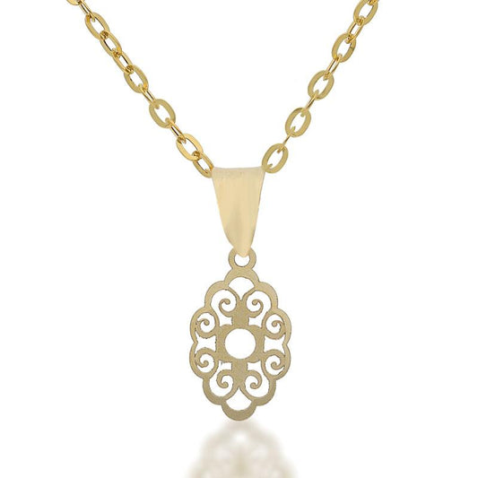 Gold Necklace (Chain with Pendant) 18KT - FKJNKL18K2086