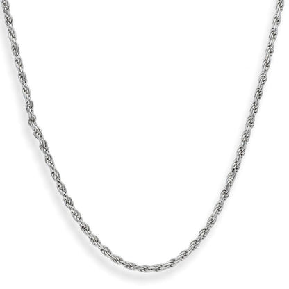 Sterling Silver 925 Rope Chain - FKJCN2081