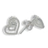 Sterling Silver 925 Heart Earrings - FKJERNSL2195