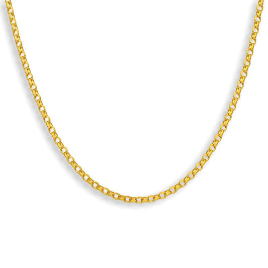 Gold Rolo Chain 21KT - FKJCN21K2174