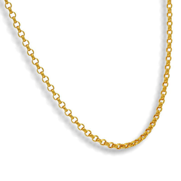 Gold Rolo Chain 21KT - FKJCN21K2174