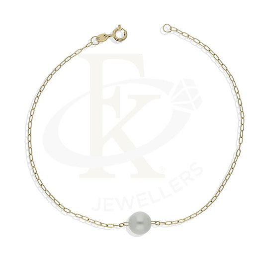 Gold Pearl Bracelet 18KT - FKJBRL18K2390