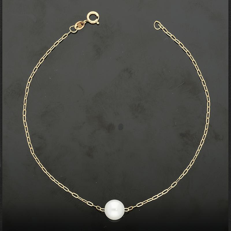 Gold Pearl Bracelet 18KT - FKJBRL18K2390