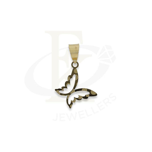 Gold Butterfly Pendant 18KT - FKJPND18K2296