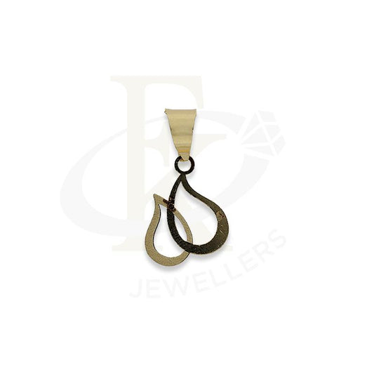 Gold Teardrop Pendant 18KT - FKJPND18K2304