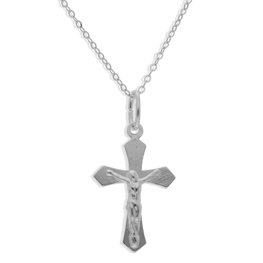 Sterling Silver 925 Necklace (Chain with Cross Pendant) - FKJNKLSLU1017