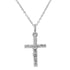 Sterling Silver 925 Necklace (Chain with Cross Pendant) - FKJNKLSLU1018