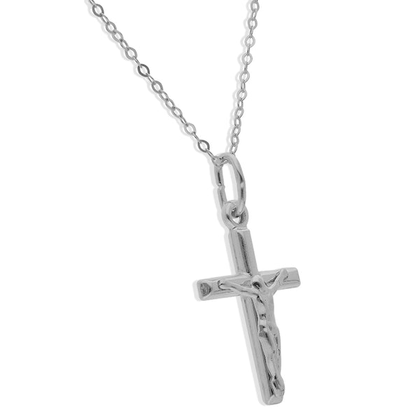 Sterling Silver 925 Necklace (Chain with Cross Pendant) - FKJNKLSLU1018