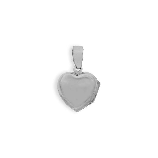 Sterling Silver 925 Heart Amulet Locket Pendant  - FKJPNDSL2339