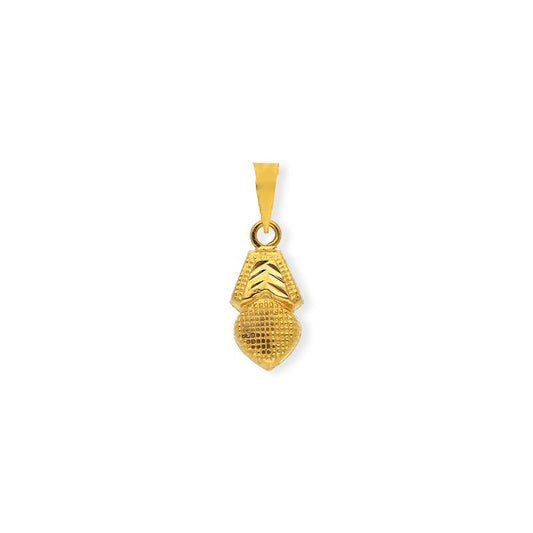 Gold Heart Pendant 18KT - FKJPND18K2351