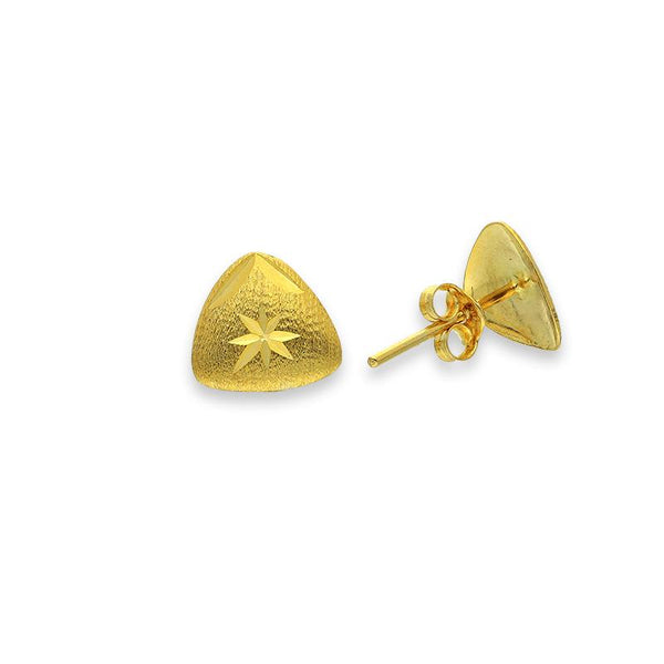 Gold Pendant Set (Necklace and Earrings) 18KT - FKJNKLST18K2235