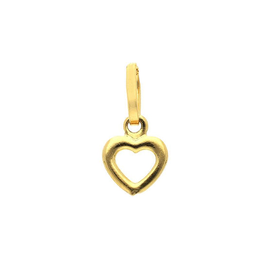 Gold Heart Pendant 18KT - FKJPND18K2577