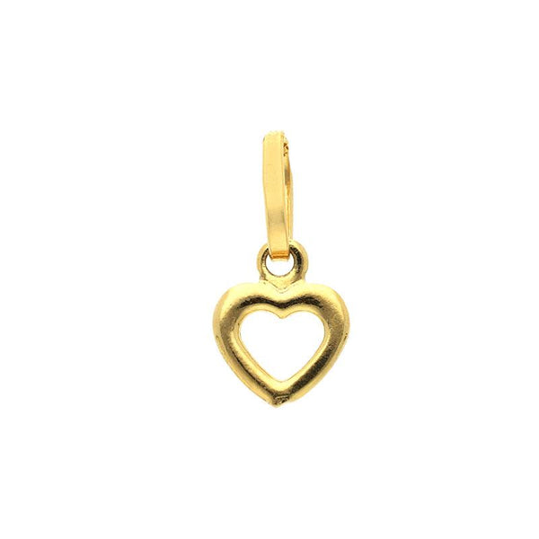 Gold Heart Pendant 18KT - FKJPND18K2577
