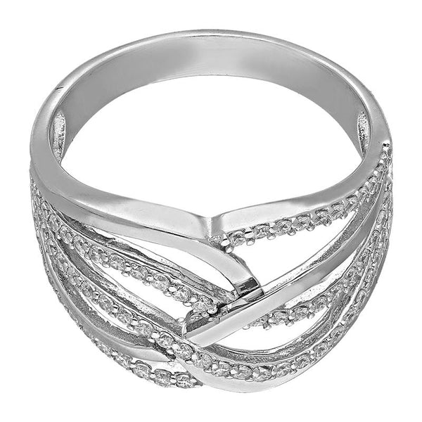 Sterling Silver 925 Spiral Shaped Ring - FKJRNSL2914