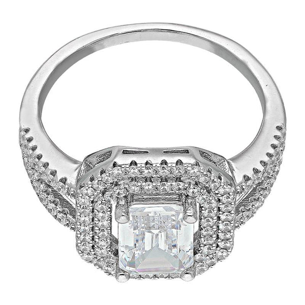 Sterling Silver 925 Solitaire Ring - FKJRNSL2925