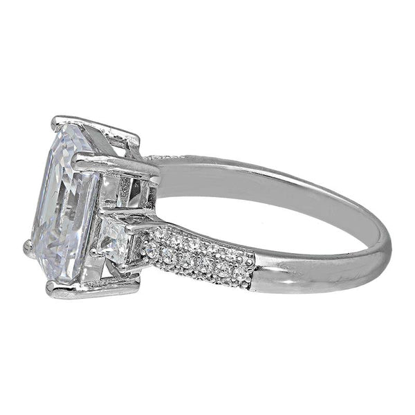 Sterling Silver 925 Solitaire Ring - FKJRNSL2930