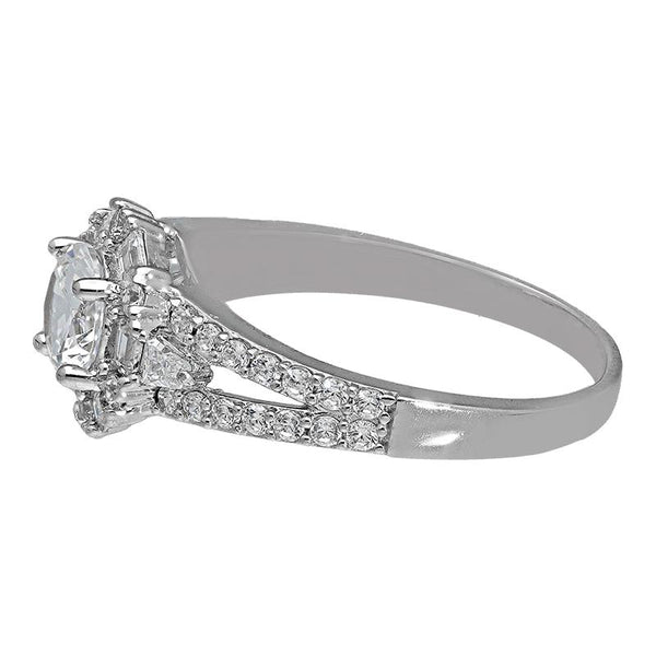 Sterling Silver 925 Solitaire Ring - FKJRNSL2931