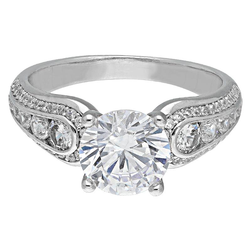 Sterling Silver 925 Solitaire Ring - FKJRNSL2933