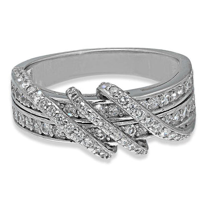 Sterling Silver 925 Spiral Shaped Ring - FKJRNSL2991
