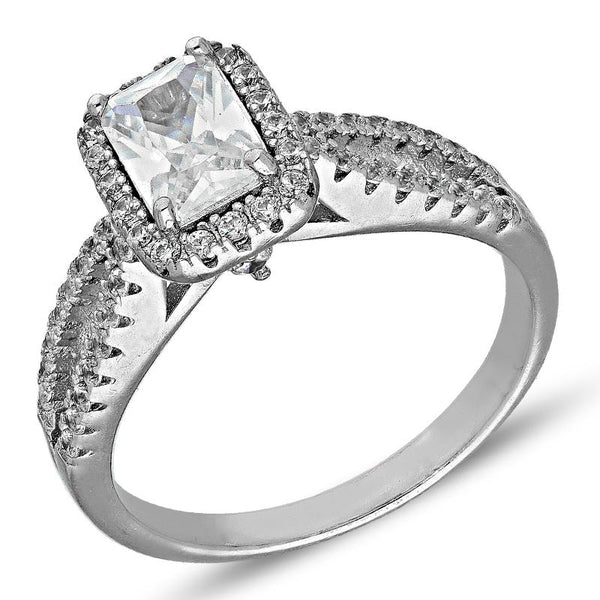 Sterling Silver 925 Solitaire Ring - FKJRNSL2996