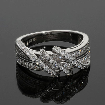 Sterling Silver 925 Spiral Shaped Ring - FKJRNSL2991