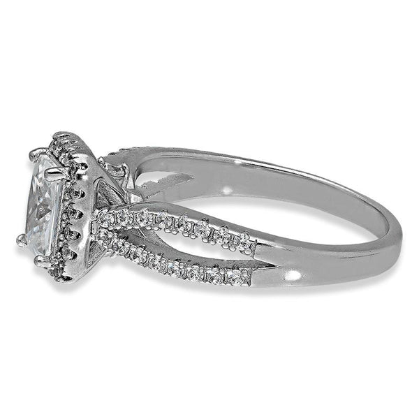 Sterling Silver 925 Solitaire Ring - FKJRNSL2996