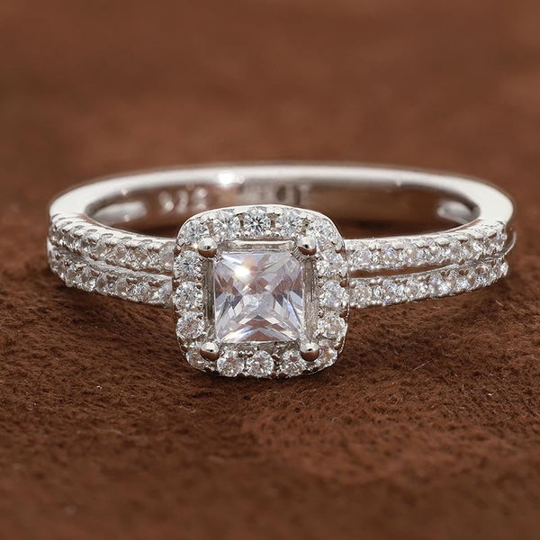 Sterling Silver 925 Solitaire Ring - FKJRNSL3001