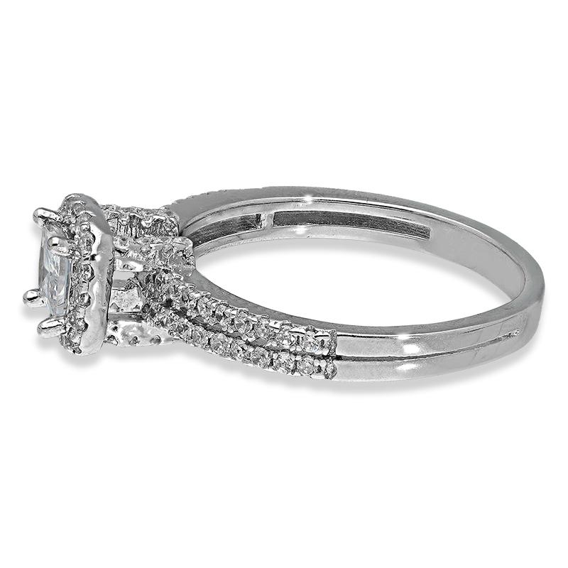 Sterling Silver 925 Solitaire Ring - FKJRNSL3001