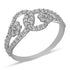 Sterling Silver 925 Knot Ring - FKJRNSL3004