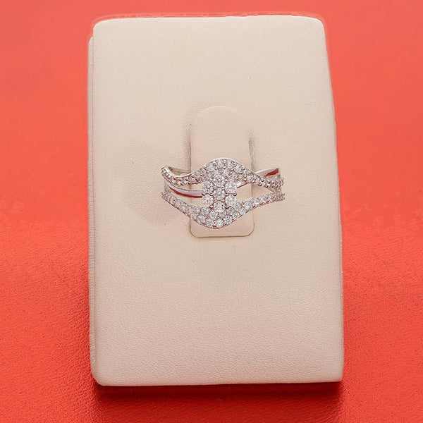 Sterling Silver 925 Flower Ring - FKJRNSL3011
