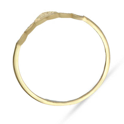 Gold Hearts Shaped Ring 18KT - FKJRN18KU2022