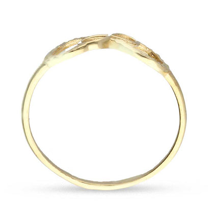خاتم ذهبي مزدوج على شكل إنفينيتي 18 قيراط - FKJRN18KU2020