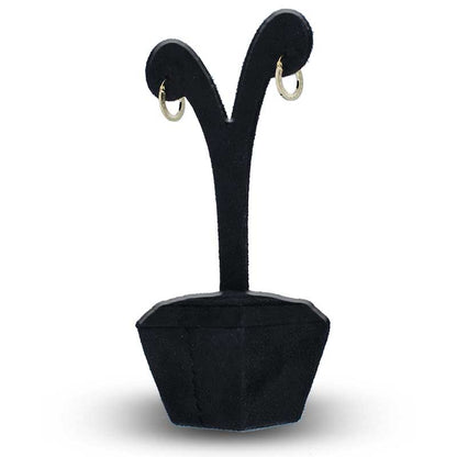 Gold Clip on Hoop Earrings 18KT - FKJERN18KU3089