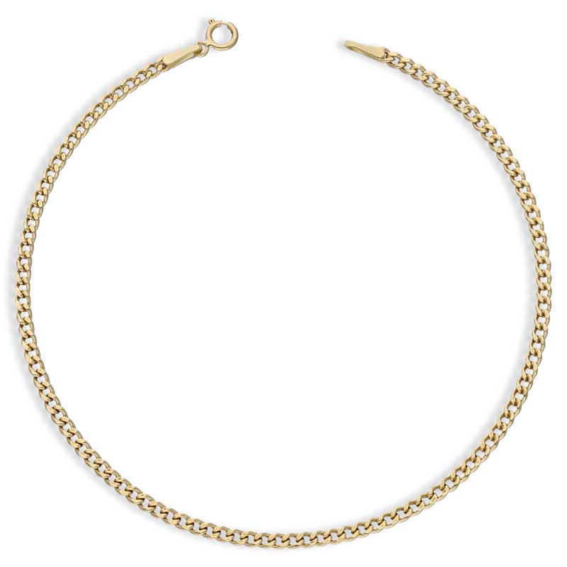 Gold Curb Bracelet 18KT - FKJBRL18KU1031