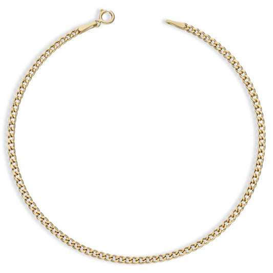 Gold Curb Bracelet 18KT - FKJBRL18KU1031