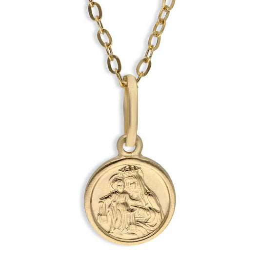 Gold Necklace (Chain with Jesus Christ Pendant) 18KT - FKJNKL18KU1093