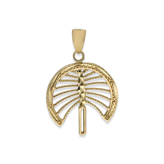 Gold Palm Tree Pendant 18KT - FKJPND18KU1096