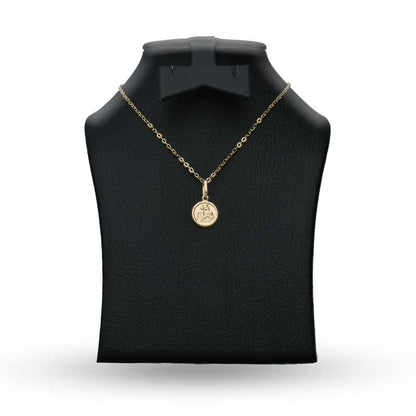 Gold Necklace (Chain with Jesus Christ Pendant) 18KT - FKJNKL18KU1093