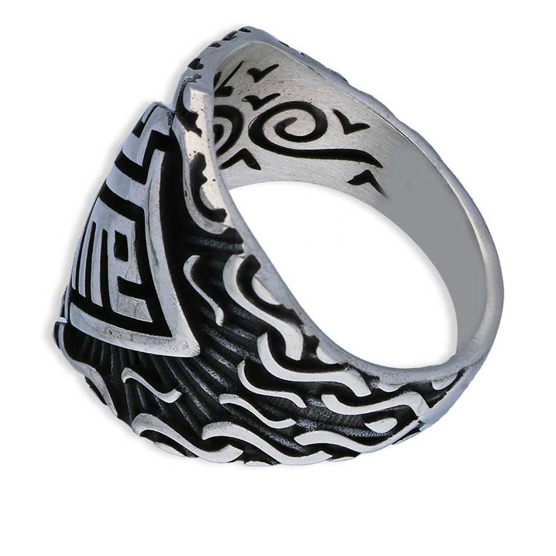 Sterling Silver 925 Men's Ring - FKJRNSLU2045